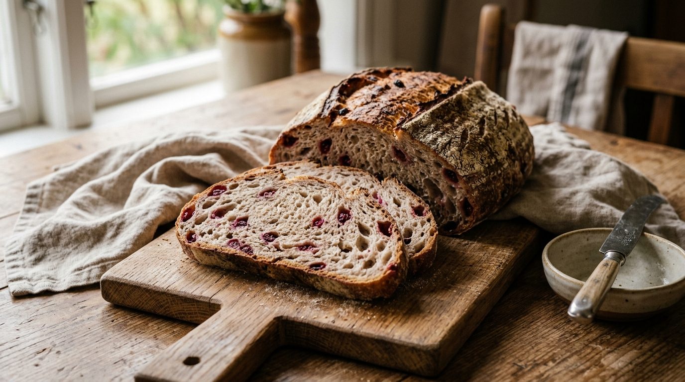 Pain aux airelles maison : une croûte dorée et des saveurs nordiques