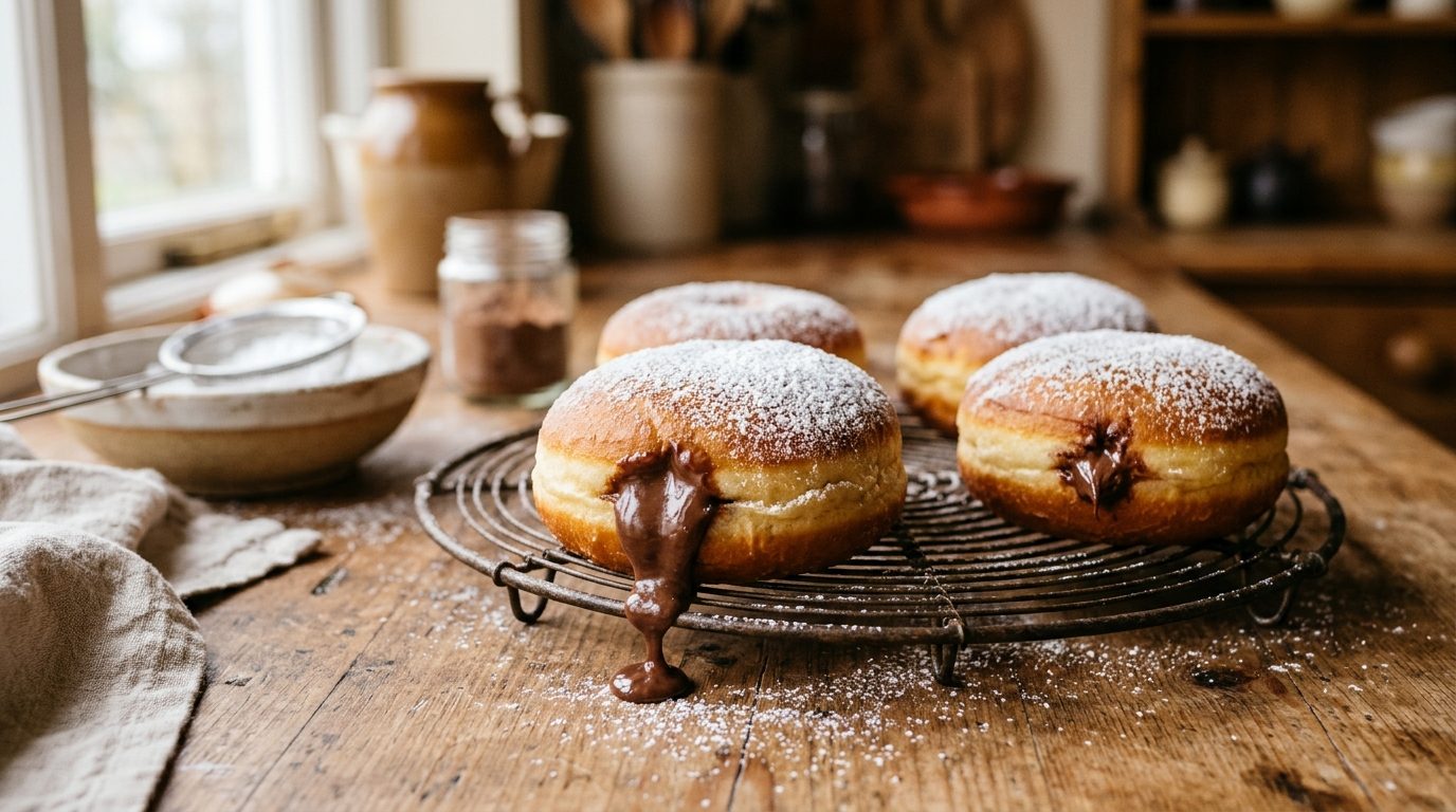 Beignets au chocolat cuits au four : la recette légère et moelleuse