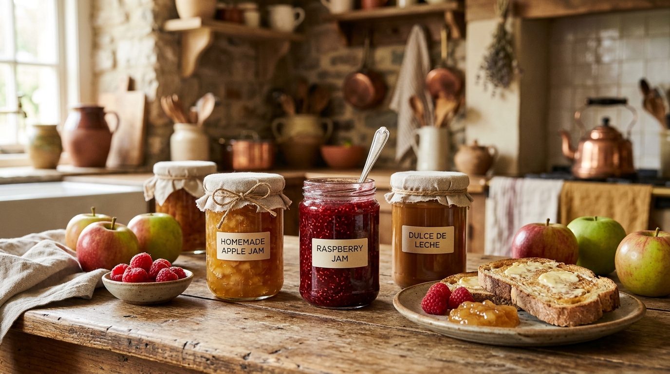Mes confitures maison faciles : pomme vanille, potiron d&rsquo;automne, framboise et confiture de lait