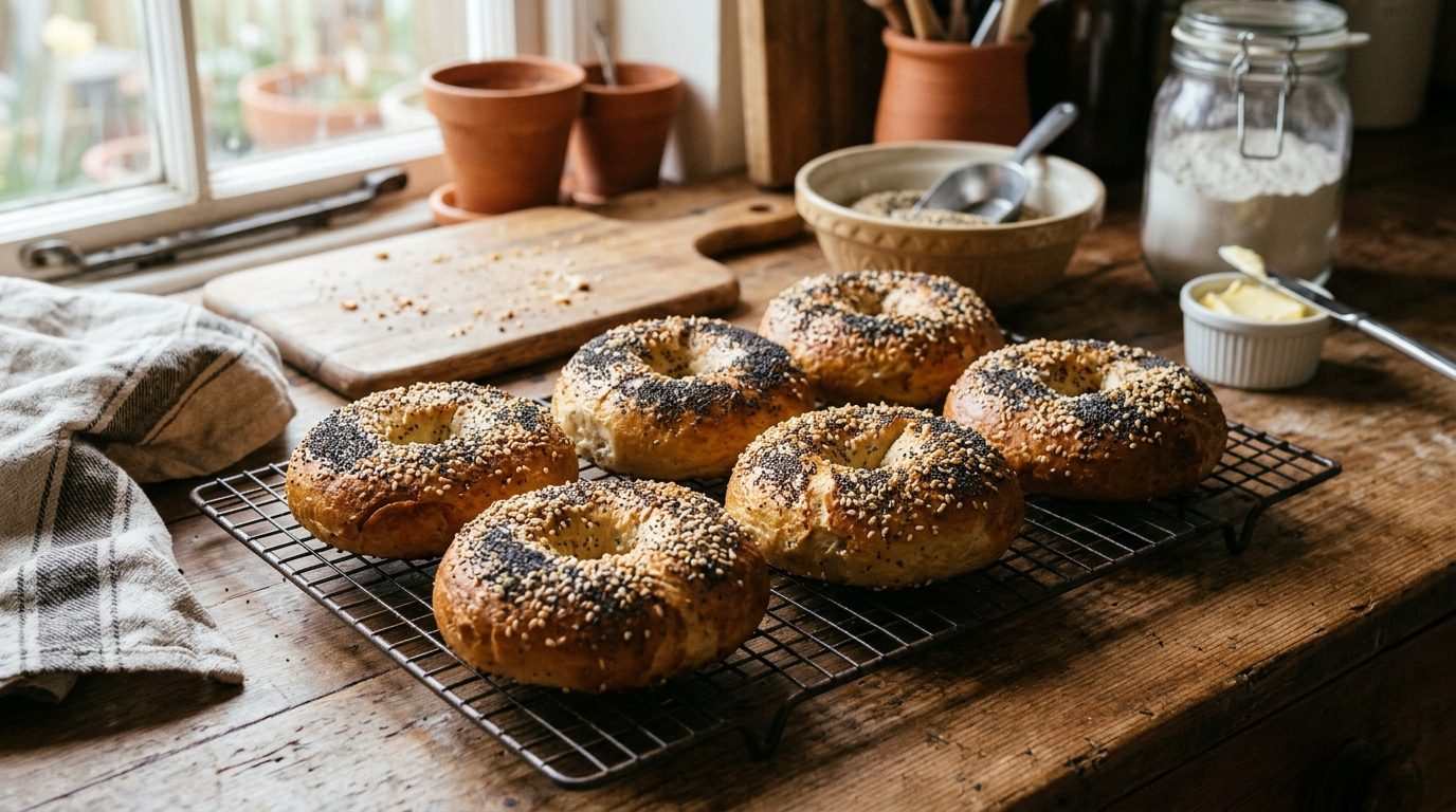 Bagels maison : la recette moelleuse et dorée pas à pas