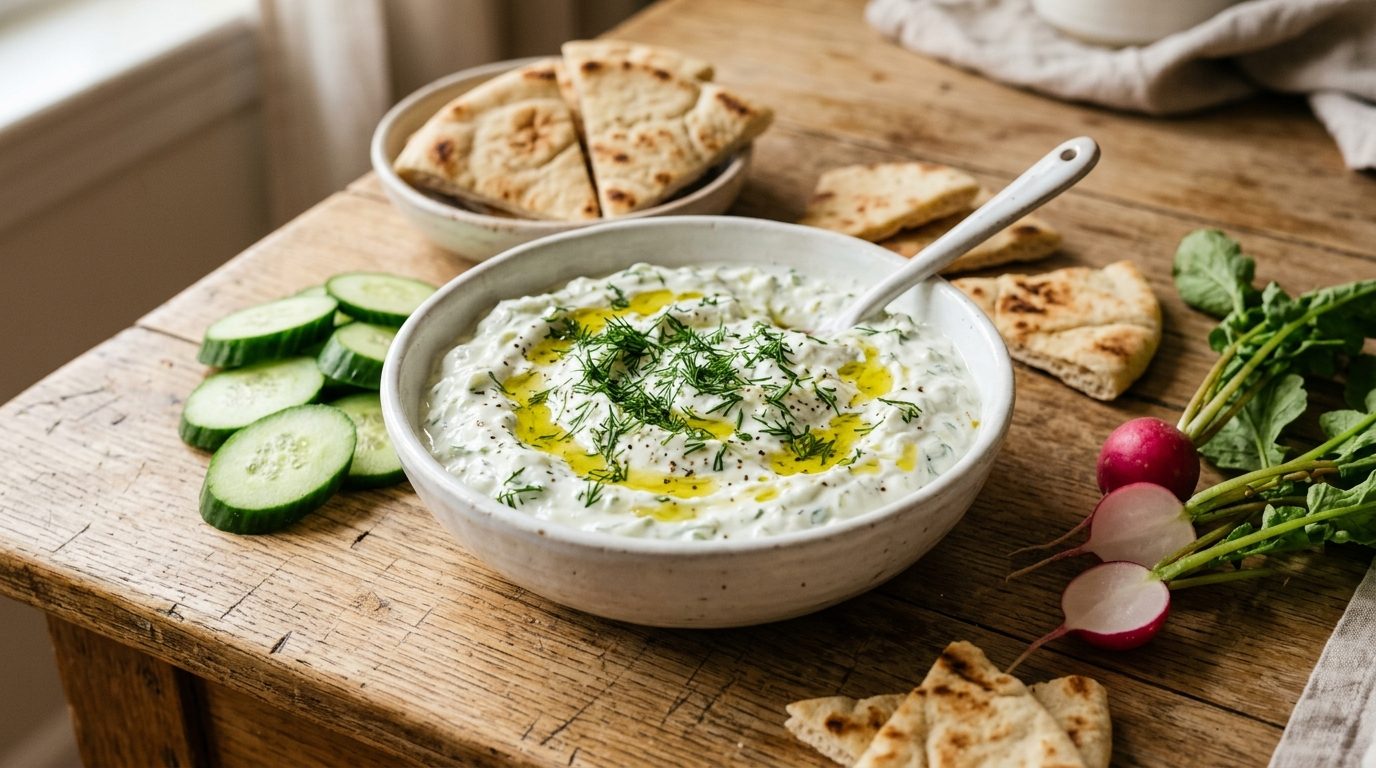 Tzatziki maison : la recette express et ultra fraîche