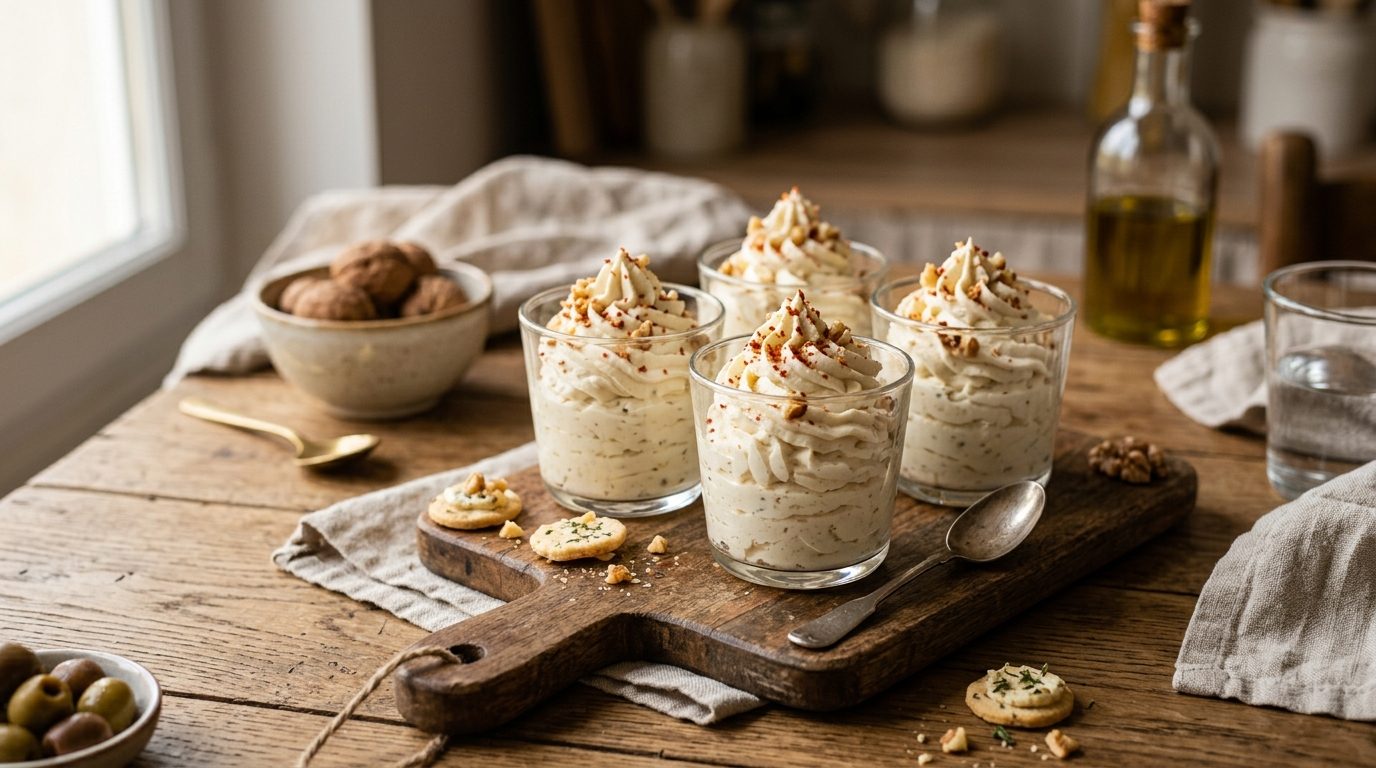 Chantilly au Roquefort pour un apéritif tout en légèreté