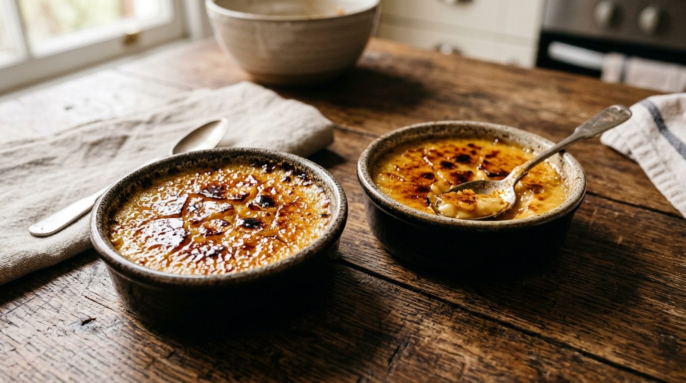 Crème brûlée au caramel au beurre salé : la recette fondante et croustillante