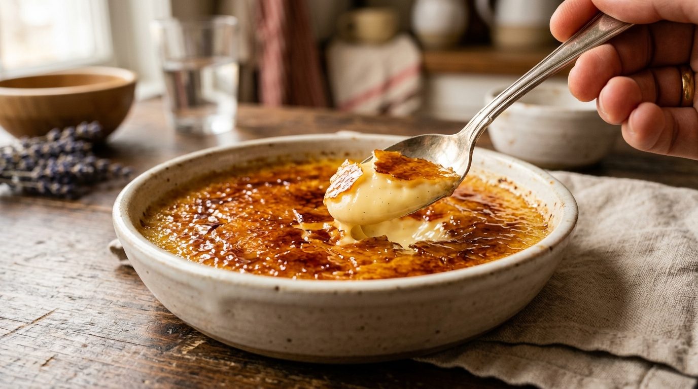 Crème brûlée au caramel au beurre salé