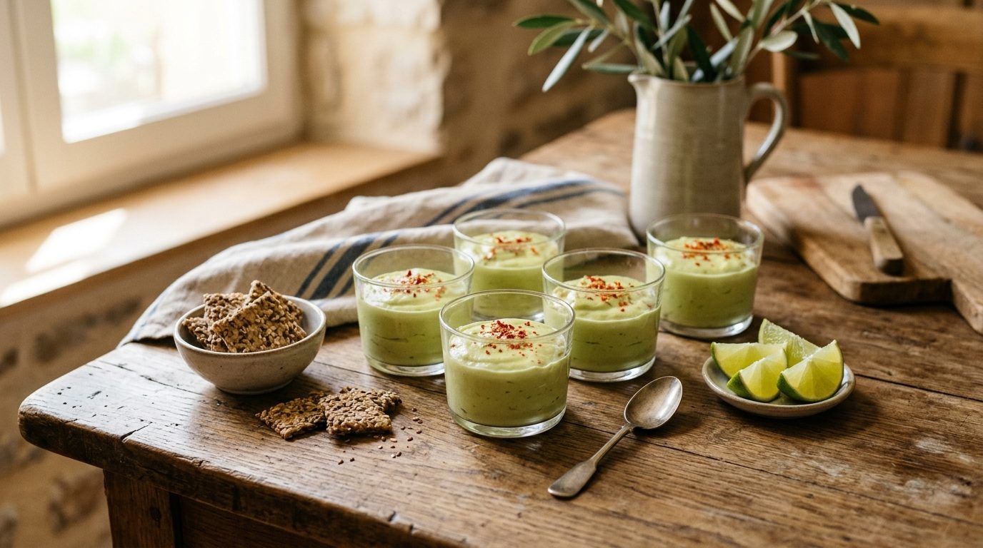 Mousse d’avocat express au piment d’Espelette pour l’apéritif