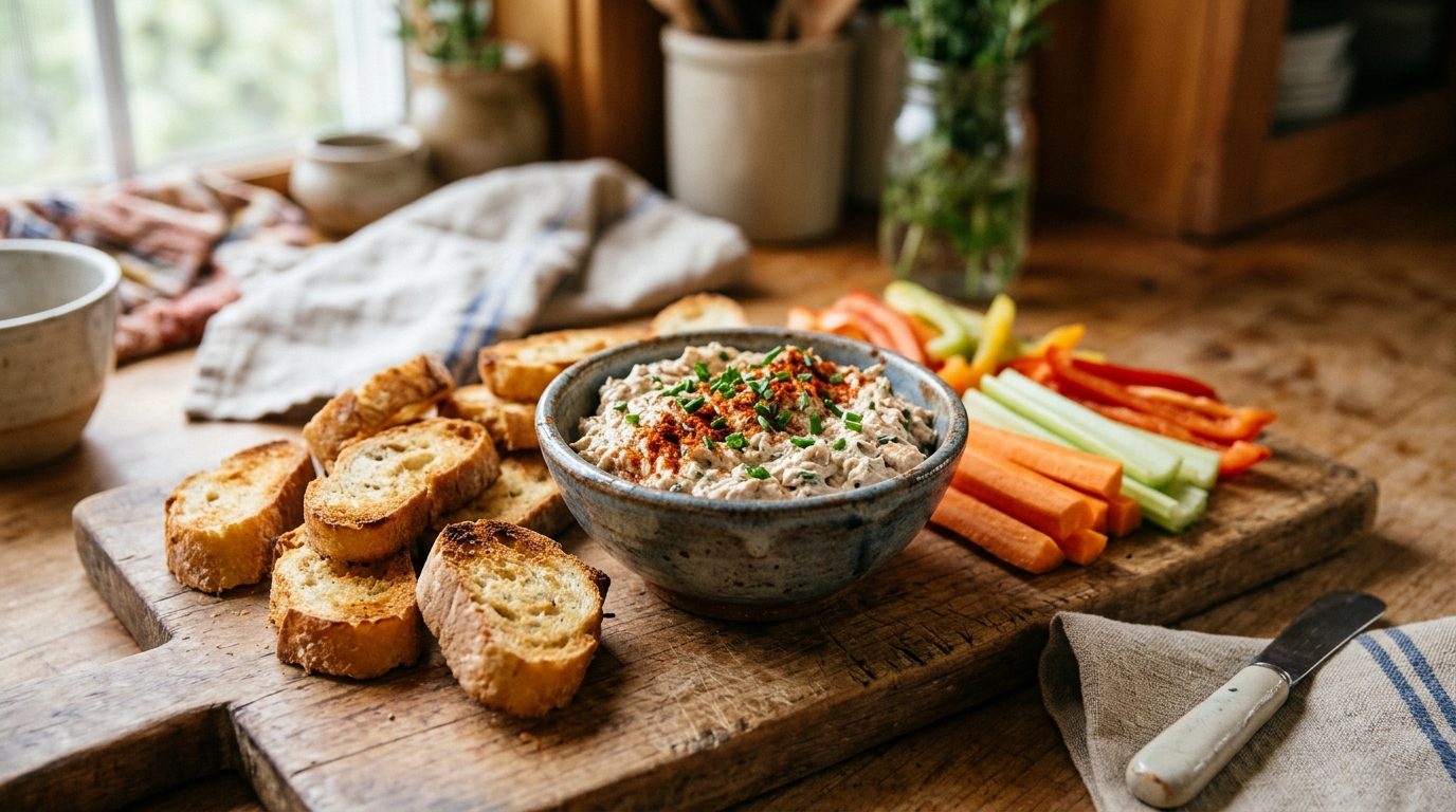 Rillettes de thon légères au paprika fumé : la tartinade express de l&rsquo;apéritif