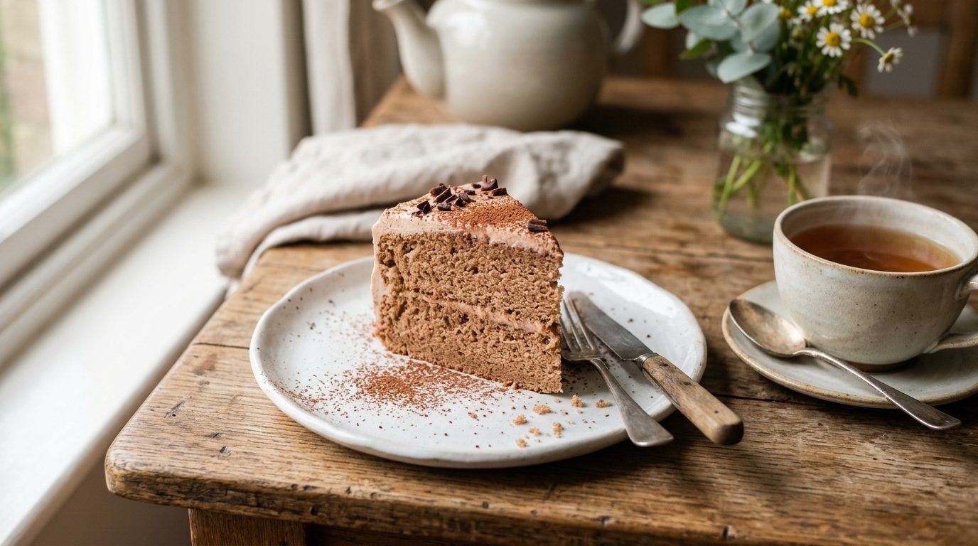 Gâteau au chocolat léger au fromage blanc