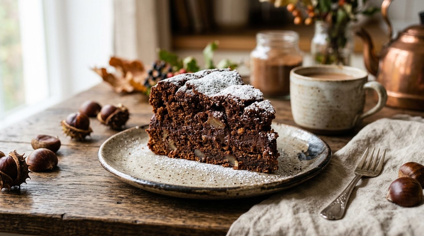 Gâteau au chocolat et crème de marron : la recette fondante et rapide