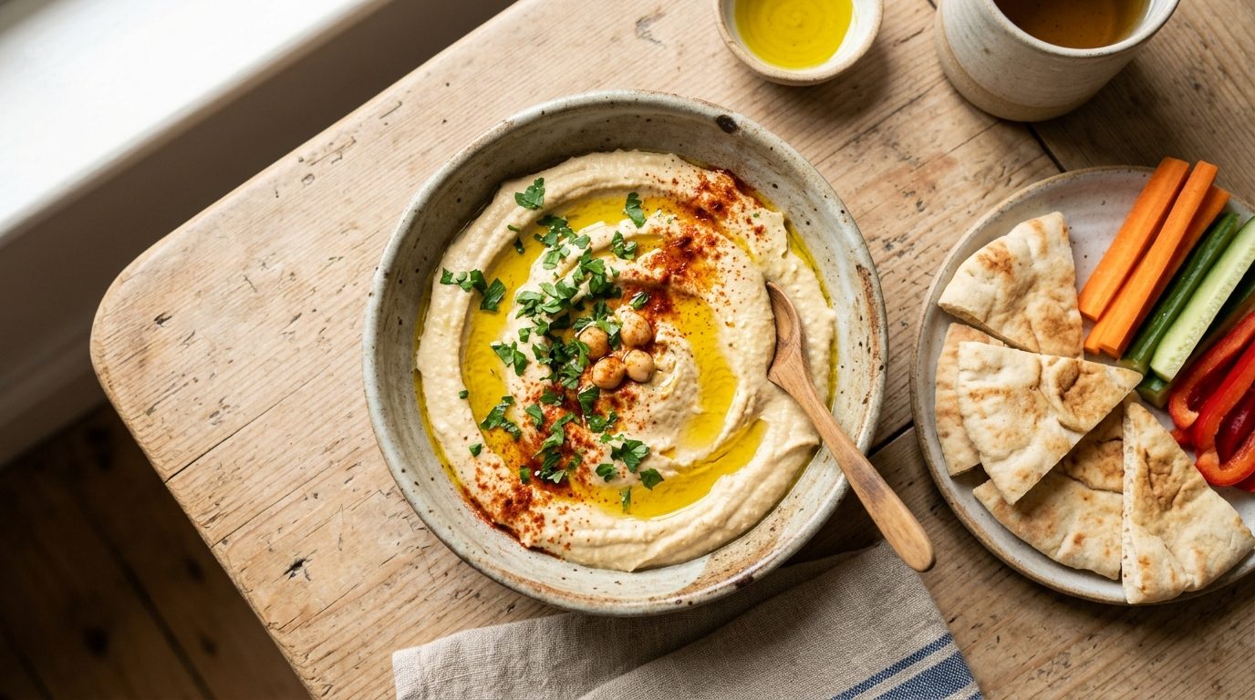 Houmous maison express : la recette facile pour l&rsquo;apéritif