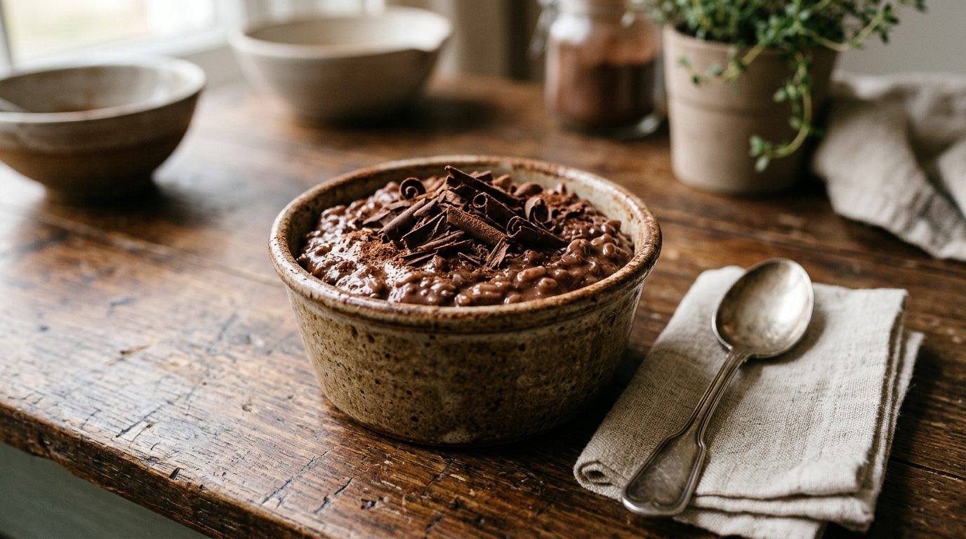Riz au lait au chocolat : la recette ultra crémeuse et réconfortante