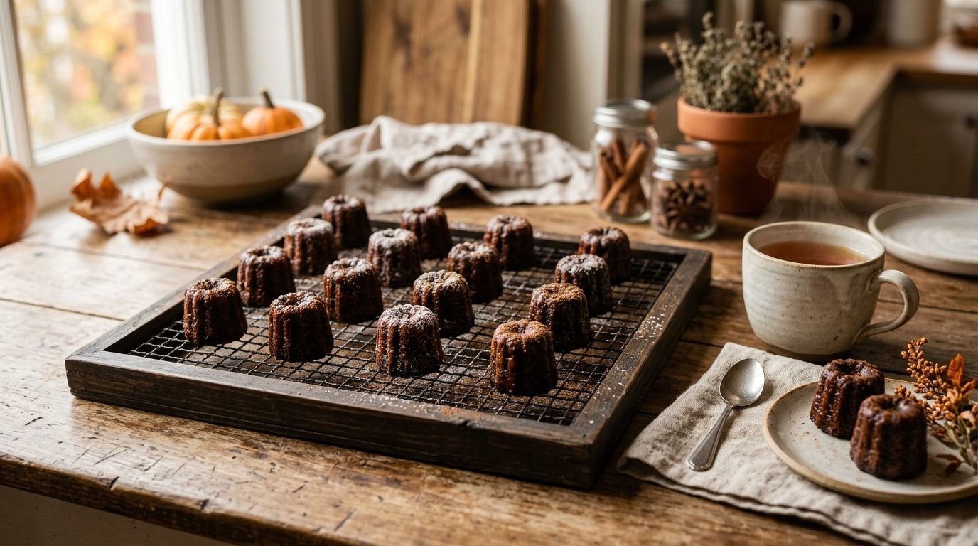 Cannelés moelleux au pain d’épices : la recette express pour le goûter