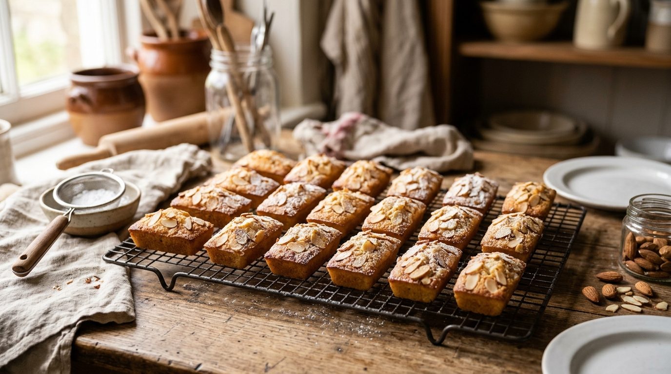 Bouchées moelleuses aux amandes : la recette facile pour le goûter