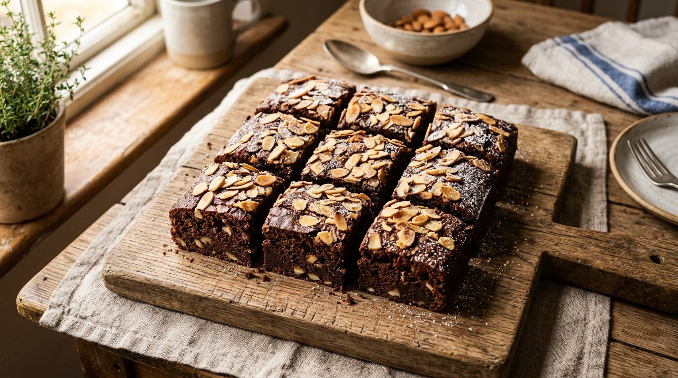 Gâteau fondant au chocolat et amandes : la recette facile et réconfortante
