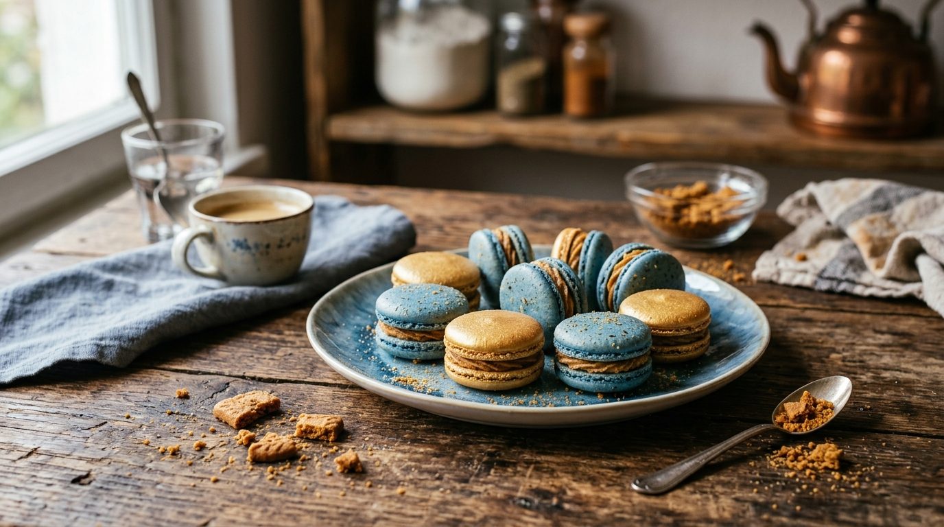Macarons au spéculoos : la recette inratable pour de jolies coques gourmandes