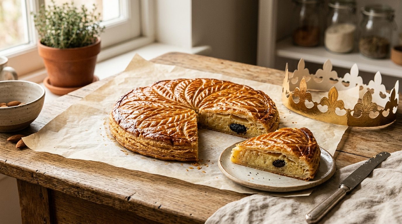 Galette des Rois à la Frangipane et Fève Tonka : Recette Maison Gourmande