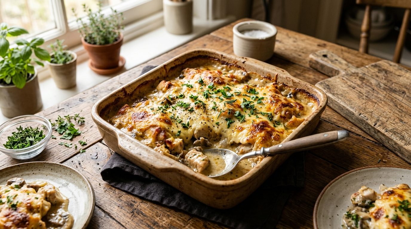 Poulet gratiné au comté : la recette savoureuse et fondante au four