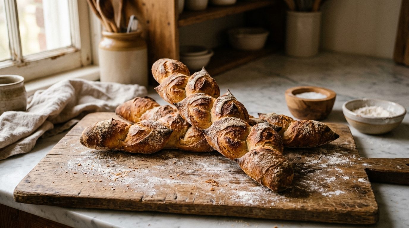 Baguette épi maison : la recette croustillante pas à pas