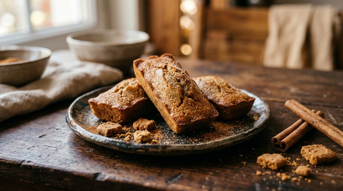 Financiers aux épices et poudre de spéculoos