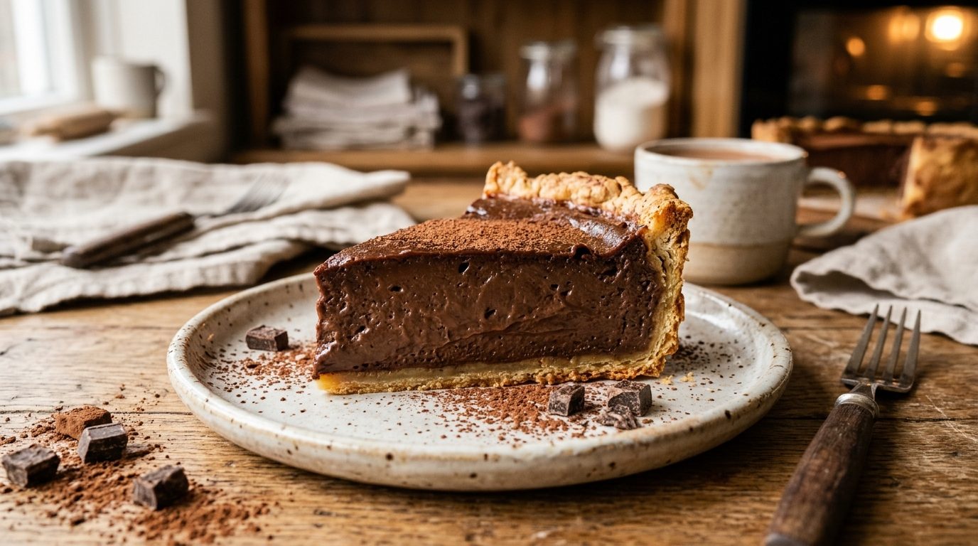Flan pâtissier au chocolat : la recette ultra crémeuse et réconfortante