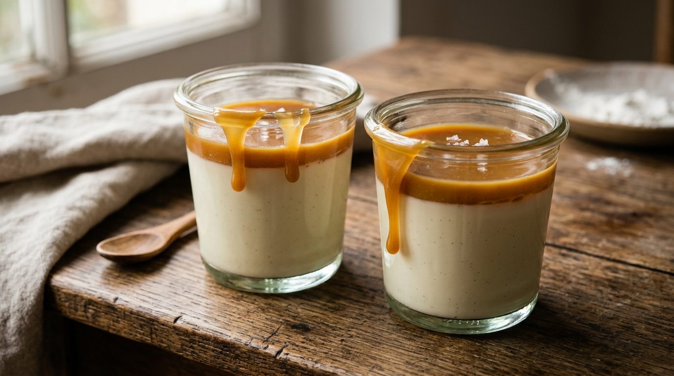 Panna Cotta au Caramel au Beurre Salé : La Recette Fondante