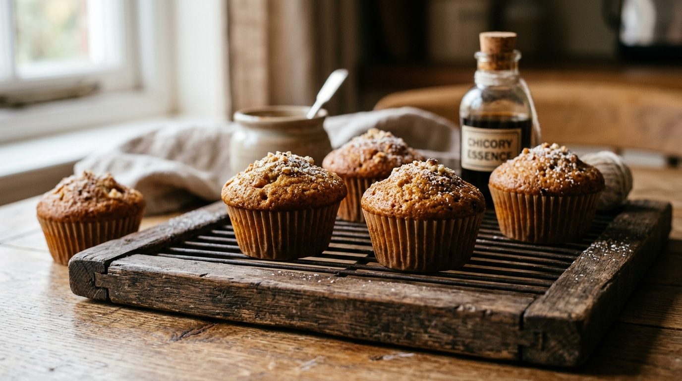 Petits gâteaux moelleux à la chicorée : la douceur du goûter