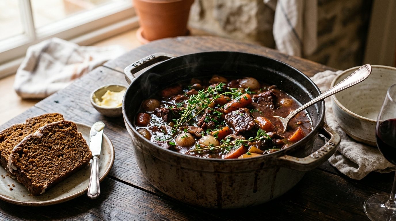 Bœuf façon Bourguignon-Carbonnade : la rencontre gourmande
