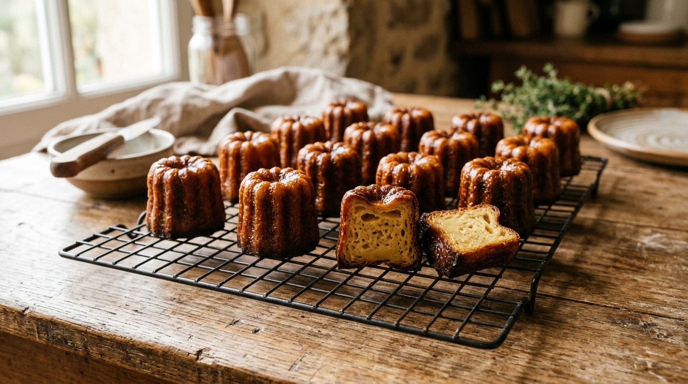 Cannelés bordelais selon la méthode de Christophe Michalak