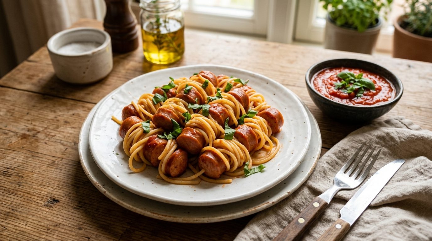 Spaghettis Knackis : L&rsquo;astuce rigolote et express qui bluffe les enfants