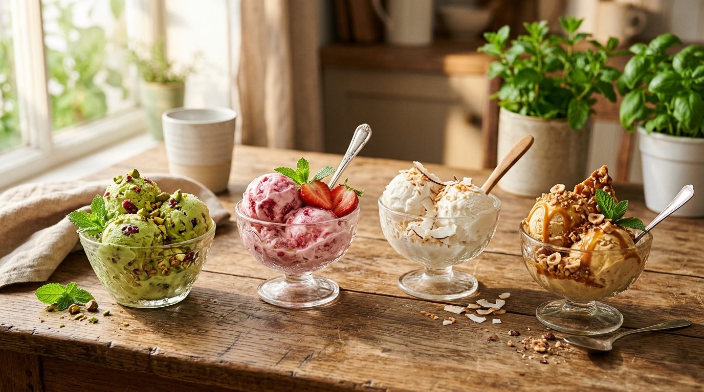 4 Idées Faciles et Express de Glaces Maison à la Sorbetière