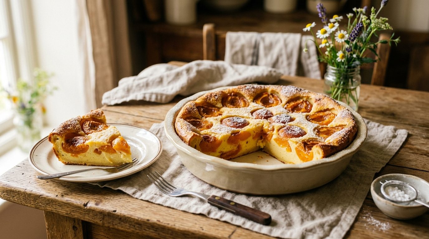 Clafoutis fondant aux abricots frais : la recette estivale facile