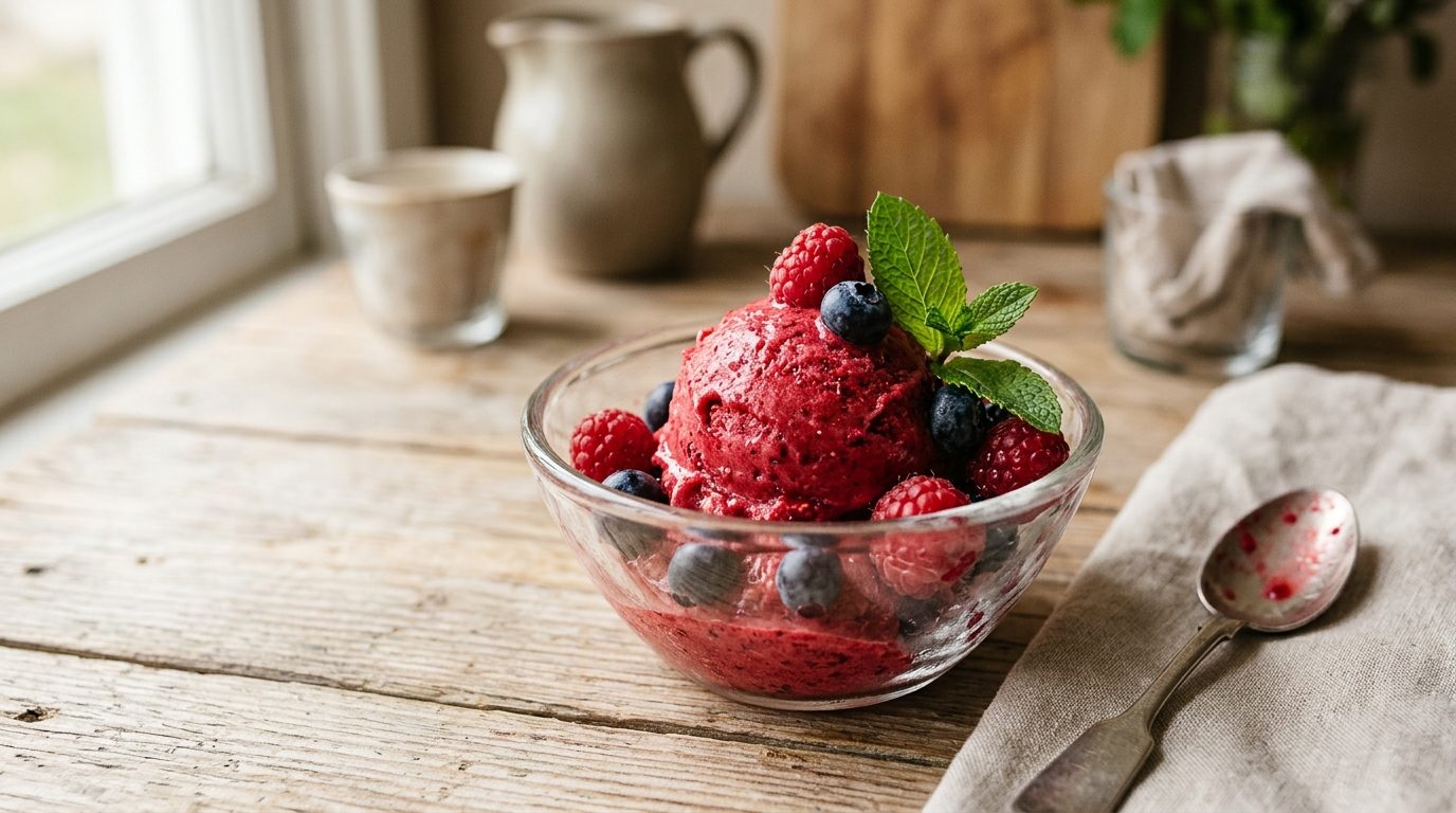 Glace express aux fruits rouges : mon test et conseils pour un dessert réussi