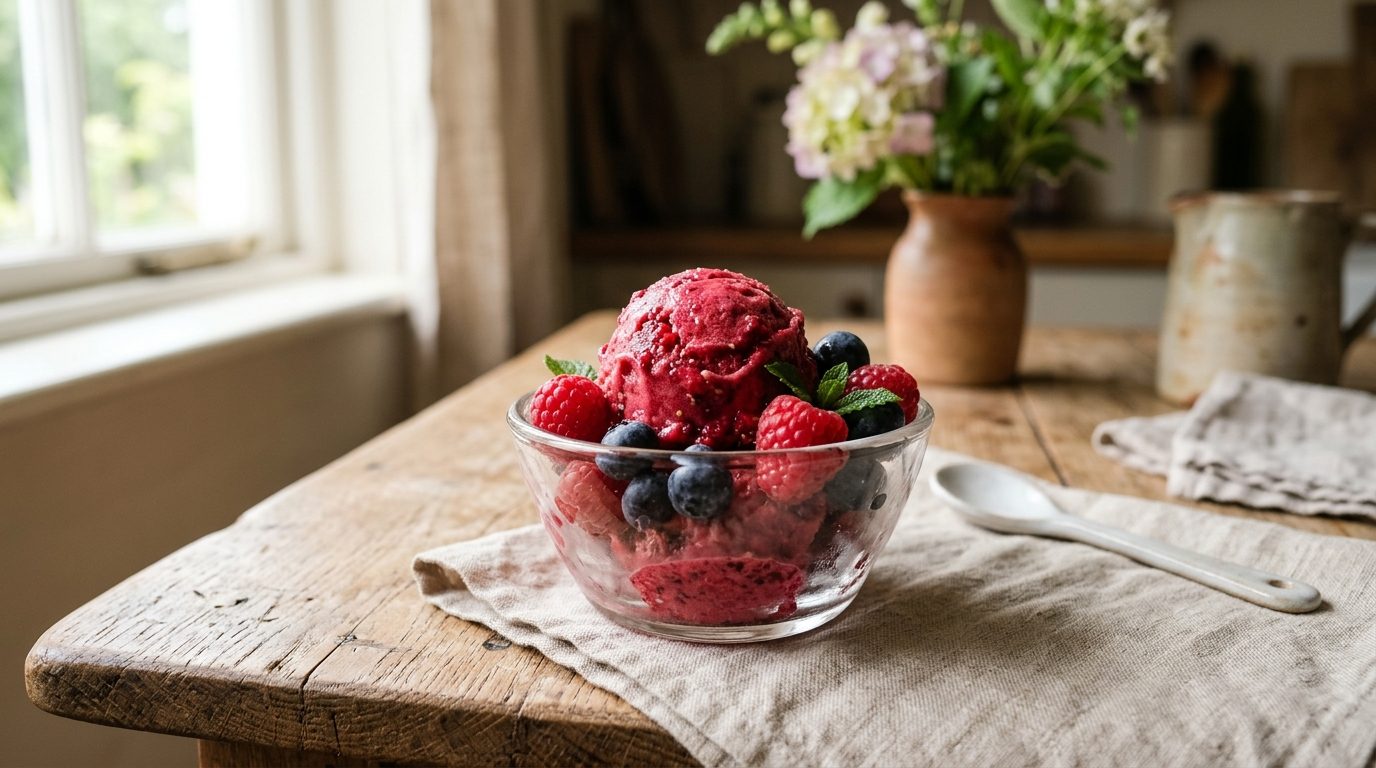 Glace express aux fruits rouges : mon test et astuces faciles sans sorbetière