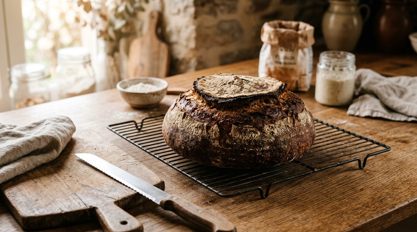 Pain Auvergnat maison : la recette traditionnelle à la coiffe croustillante